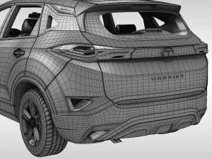 tata harrier 2019 3D Model