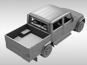 mahindra bolero camper 2018 3D Model