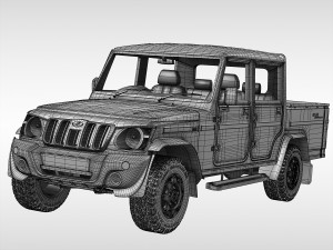 mahindra bolero camper 2018 Model 3D