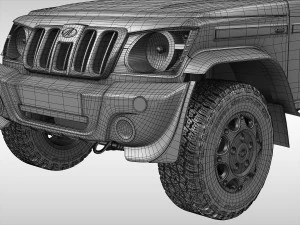 mahindra bolero camper 2018 3D Model