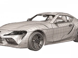 toyota supra 2020 3D Model