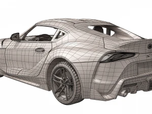 toyota supra 2020 3D Model