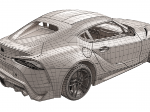 toyota supra 2020 Modelo 3D