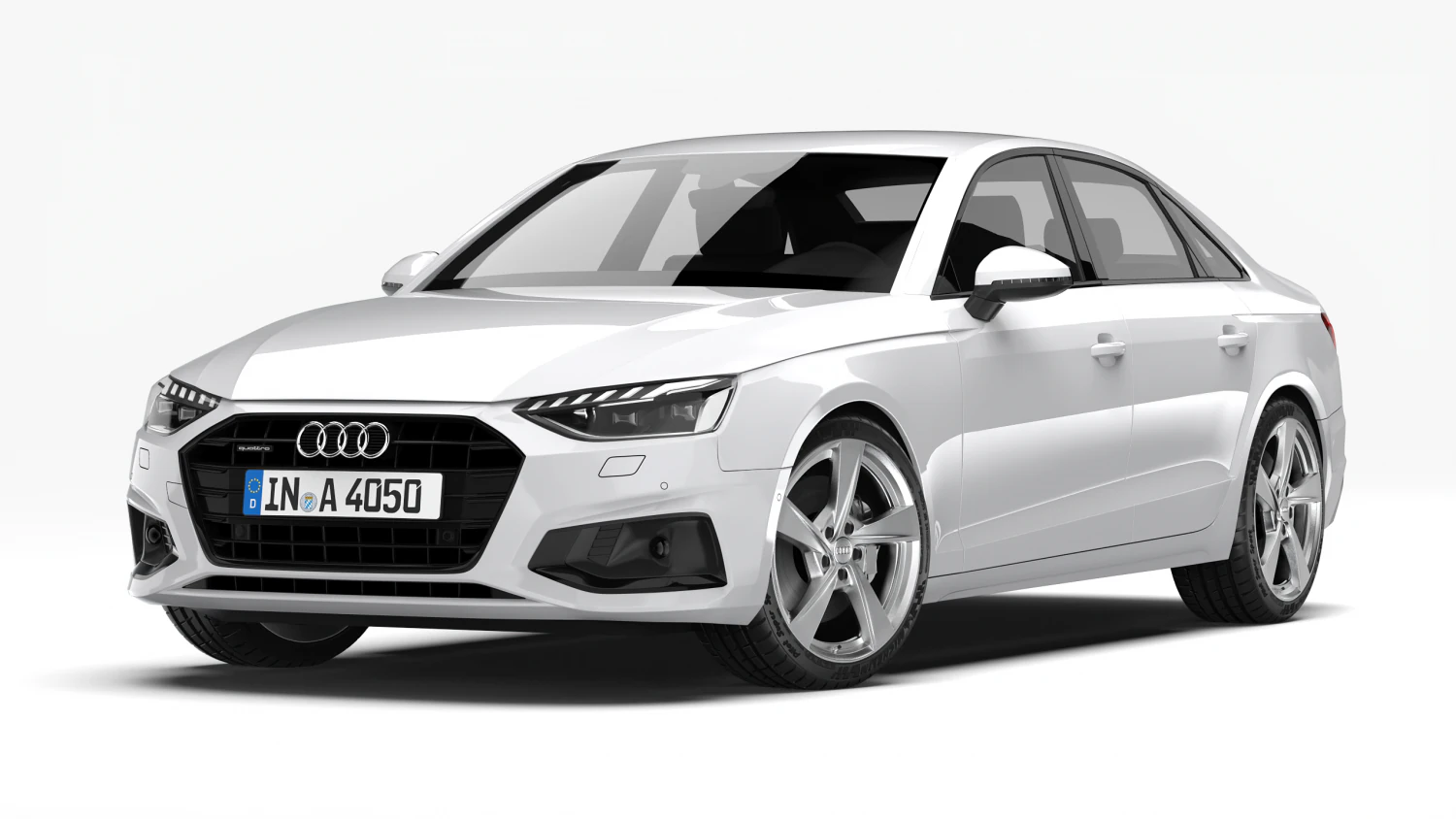 audi a4 sedan 2020 3D Model .c4d .max .obj .3ds .fbx .stl .blend