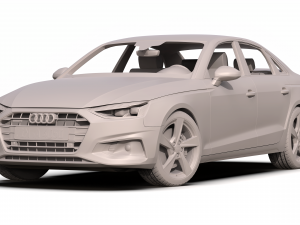 audi a4 sedan 2020 3D Модель