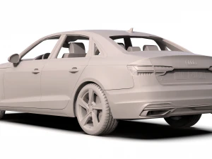 audi a4 sedan 2020 3D Model