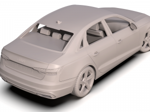 audi a4 sedan 2020 3D Модель