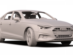 audi a4 sedan 2020 3D Модель