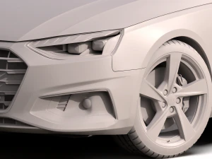 audi a4 sedan 2020 3D Model
