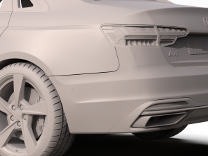 audi a4 sedan 2020 3D Модель