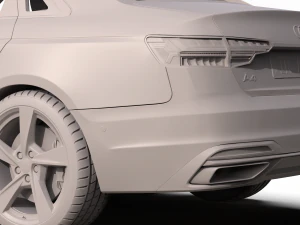 audi a4 sedan 2020 3D Model