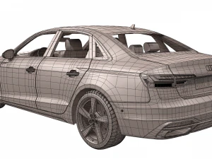 audi a4 sedan 2020 3D Model