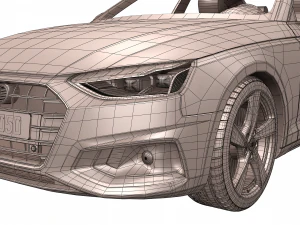 audi a4 sedan 2020 3D Model