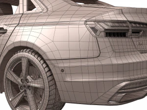 audi a4 sedan 2020 3D Model