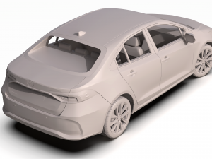 toyota corolla 2020 Modelo 3D