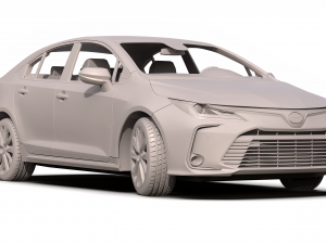 toyota corolla 2020 Modelo 3D