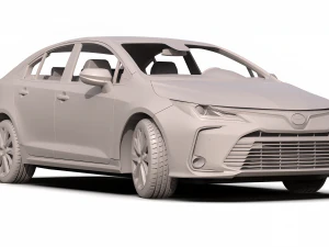toyota corolla 2020 3D Model
