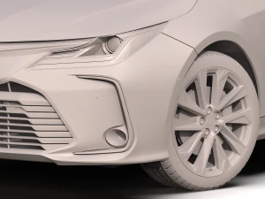 toyota corolla 2020 3D Model