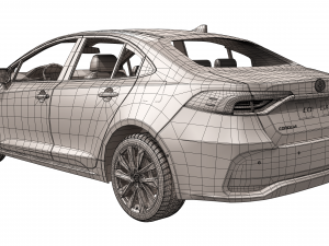 toyota corolla 2020 Modelo 3D