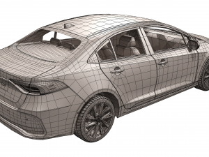 toyota corolla 2020 Modelo 3D