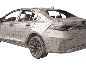 toyota corolla hybrid 2020 Modelo 3D
