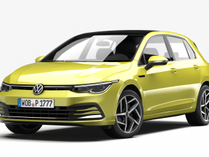 volkswagen golf 2020 3D 모델