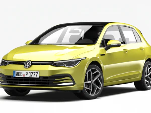 volkswagen golf 2020 Modelo 3D
