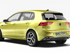 volkswagen golf 2020 3D Model