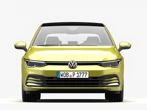 volkswagen golf 2020 3D Model