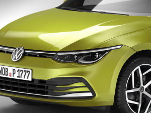 volkswagen golf 2020 3D Model