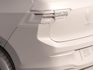 volkswagen golf 2020 3D Model