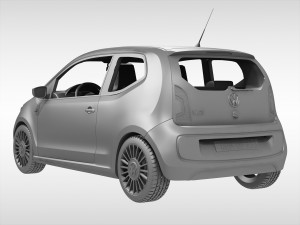 volkswagen up 2011 - 2016 Model 3D