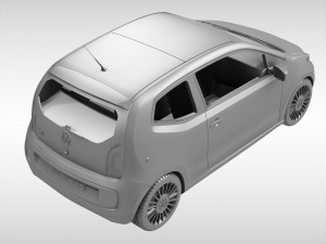 volkswagen up 2011 - 2016 Model 3D