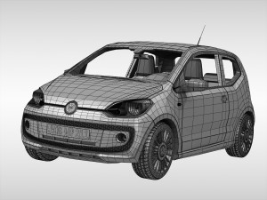 volkswagen up 2011 - 2016 Model 3D
