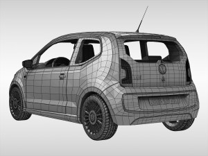 volkswagen up 2011 - 2016 Model 3D