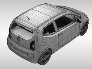 volkswagen up 2011 - 2016 Model 3D