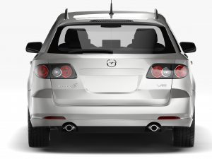 mazda 6 sport wagon 2004 3D Model