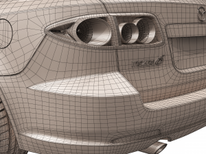 mazda 6 sport wagon 2004 3D Model