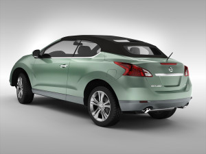 nissan murano cross cabriolet 2011 3D Модель