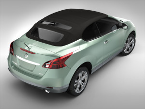 nissan murano cross cabriolet 2011 3D Модель