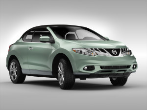 nissan murano cross cabriolet 2011 3D Модель