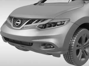 nissan murano cross cabriolet 2011 3D Модель