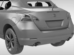 nissan murano cross cabriolet 2011 3D Model
