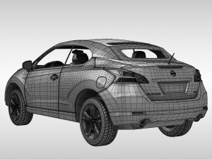 nissan murano cross cabriolet 2011 3D Модель