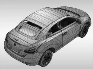 nissan murano cross cabriolet 2011 3D Model
