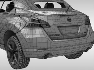 nissan murano cross cabriolet 2011 3D Модель