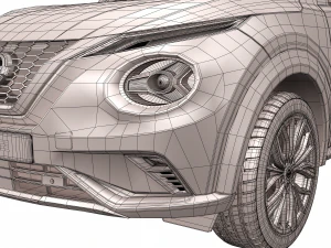 nissan juke 2020 3D Model