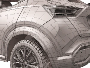 nissan juke 2020 3D Model