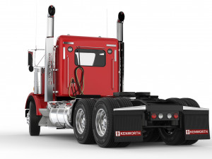 kenworth t800 daycab 2005 - present Modelo 3D