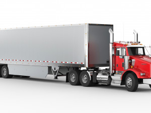 kenworth t800 daycab 2005 - present Modelo 3D